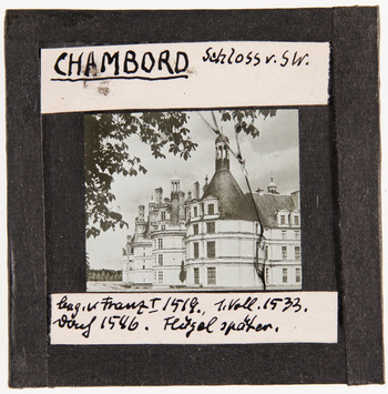 Vorschaubild Chambord: Schloss von Südwesten (Foto 1941) 